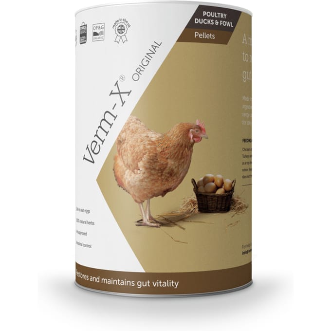 750g Verm-X Pluimveekorrels strooisel & Onderhoud Vogel