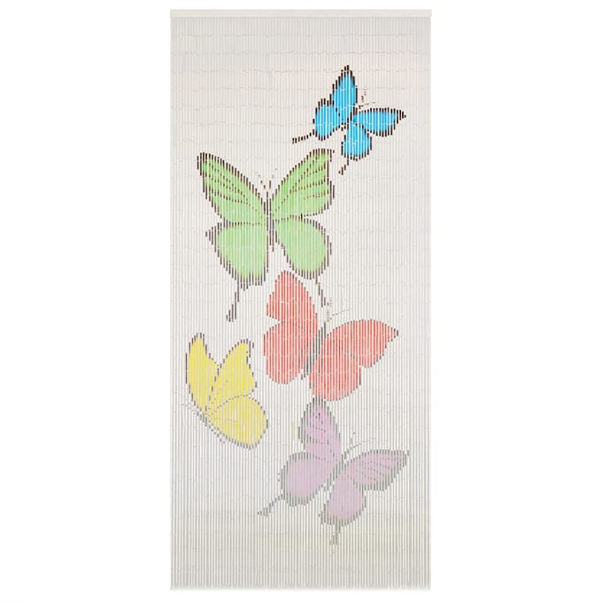 vidaXL - Vliegengordijn - 90x200 - cm - bamboe