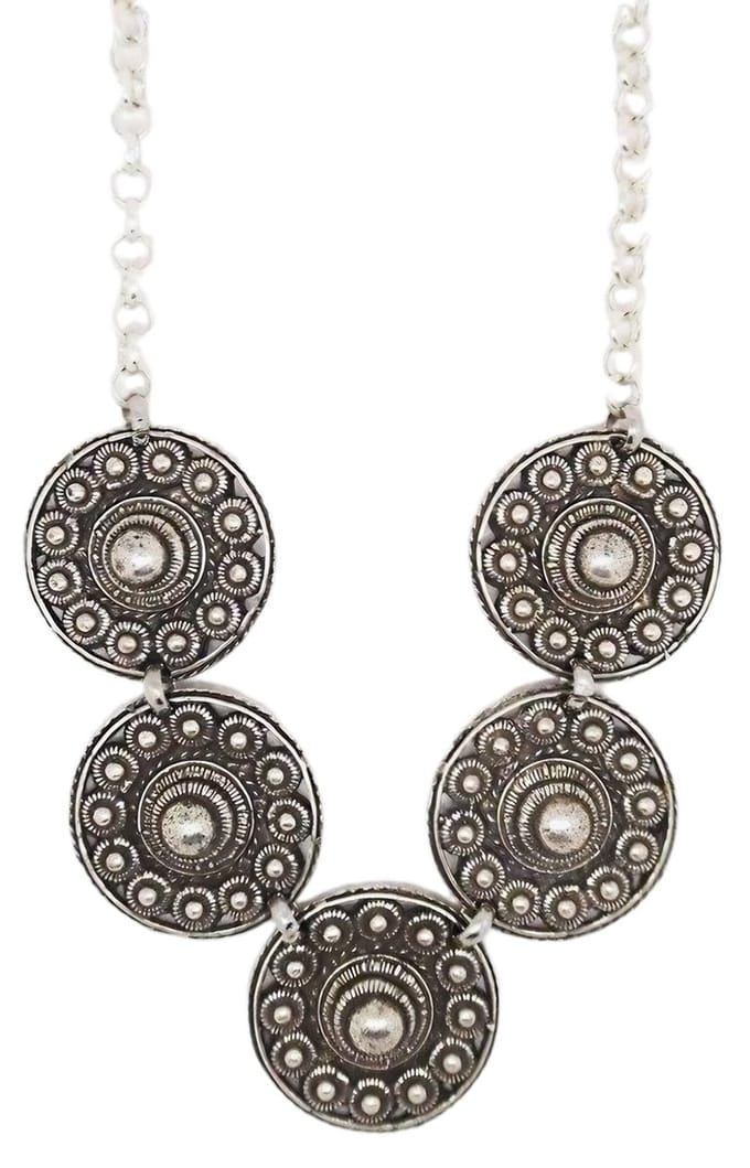 Zeeuws Meisje - Collier 5 Zeeuwse knopen klassiek , zeer mooi