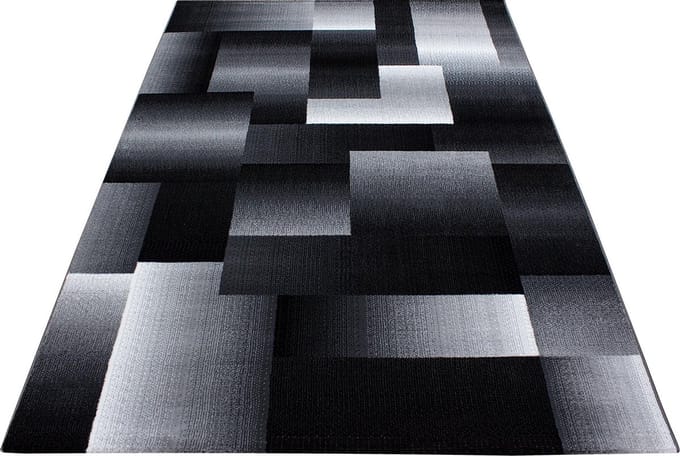 Modern laagpolig vloerkleed Miami - zwart 6560 - 200x290 cm