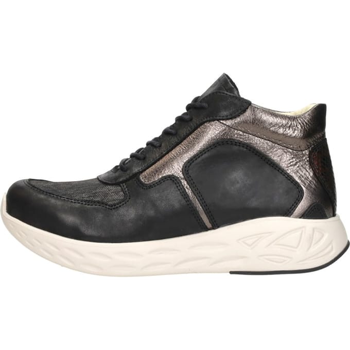 Wolky Pep Veterschoenen Hoog - Zwart - Maat 41