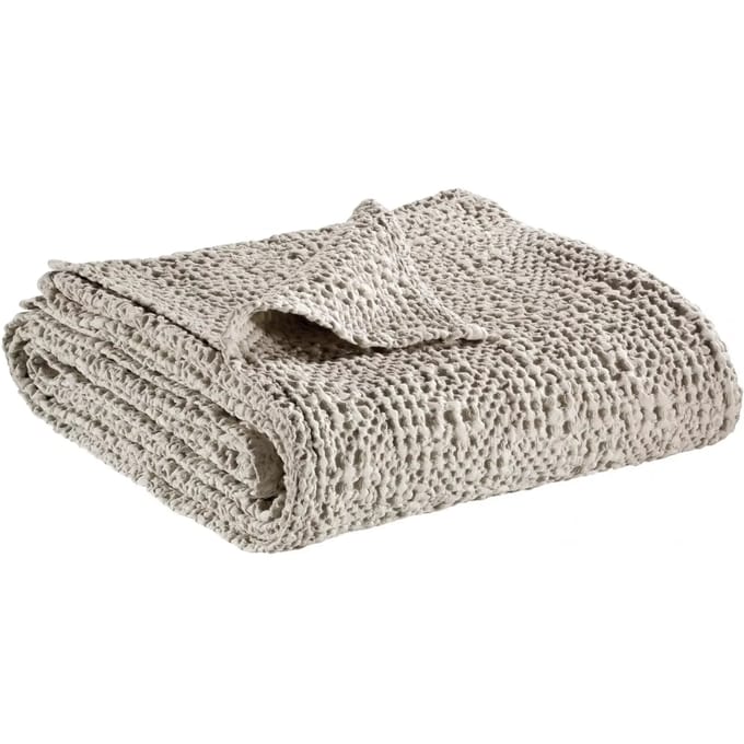 Stonewashed katoenen sprei Vivaraise Tana