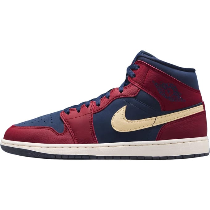 Baskets pour homme Air Jordan 1 Mid SE Team Red Obsidian Pale-Vanilla IO7449-600 44