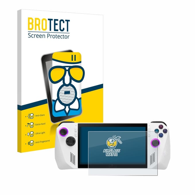 BROTECT - Screenprotector voor ASUS ROG Ally (2023) / Ally X (2024) - Folie Beschermfolie Beschermglas matte
