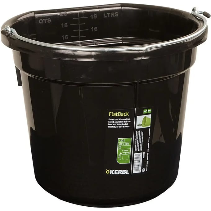 Plastic paardenvoerbak Kerbl FlatBack