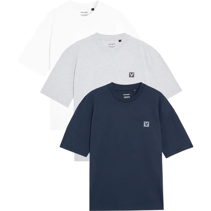 T-shirt Lyle & Scott Relaxed (x3)