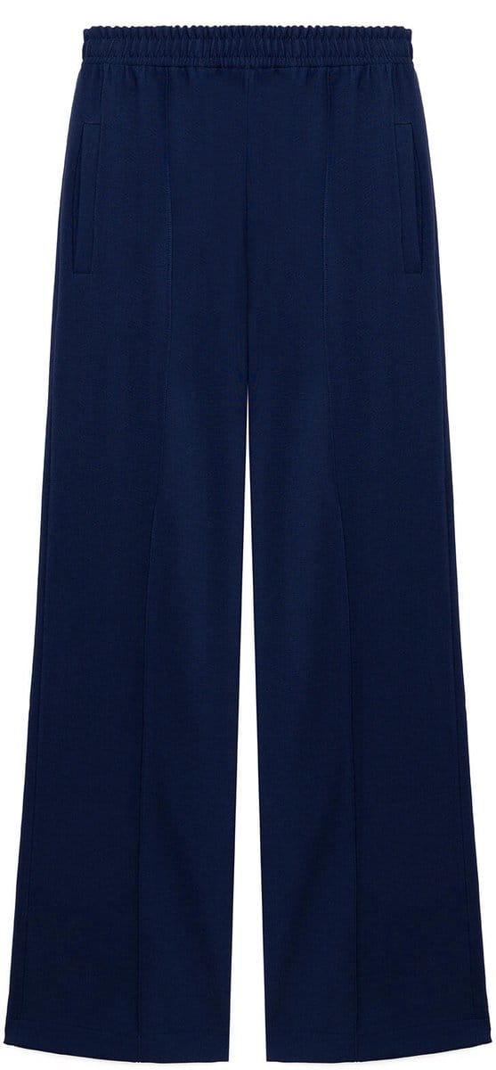 Touché Privé - Crêpe broek met siernaden - Marine - Dames
