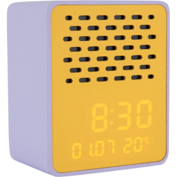 Karlsson - Wekker Funky Vibes Blue Tooth Speaker - Purple & yellow