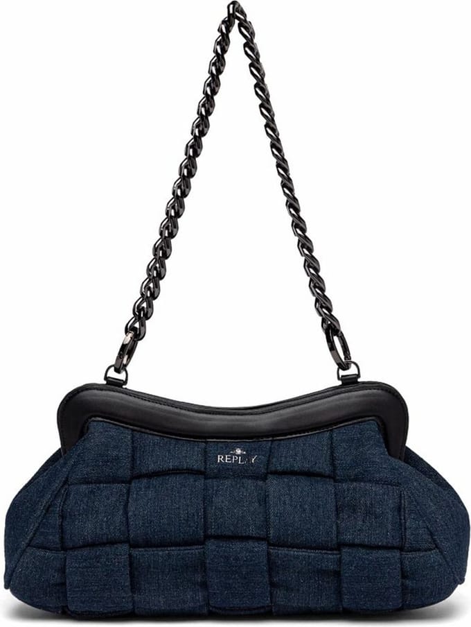 REPLAY Schoudertas Shoulder Bag Night Denim Donkerblauw