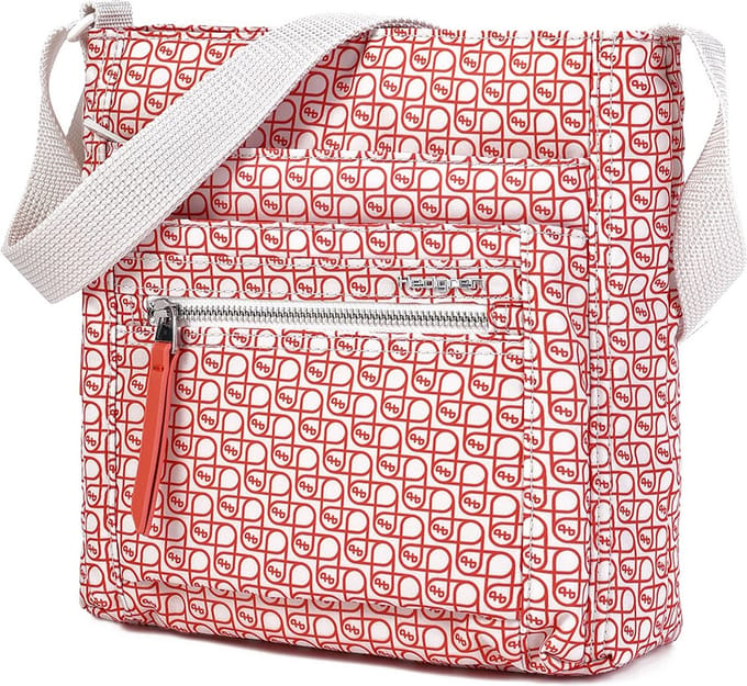 Hedgren Schoudertas Inner City Orva Crossover RFID Coral / Grey Signature Crème