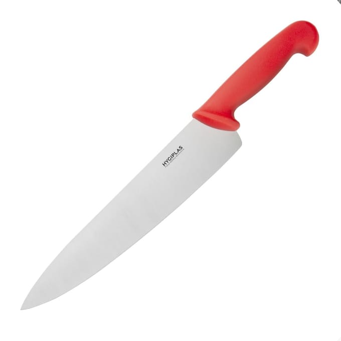 Hygiplas koksmes 25.5cm rood