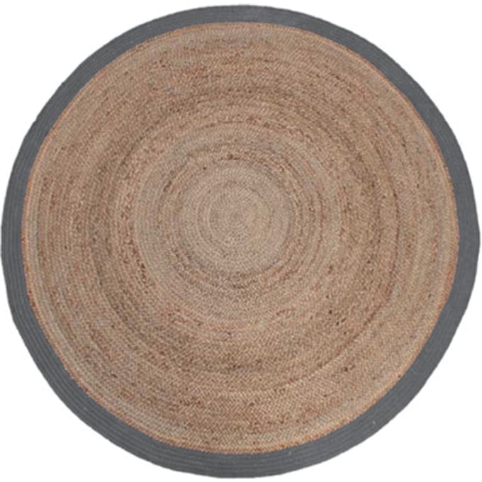 LABEL51 - Vloerkleed Jute - Beige - 90x90x1cm