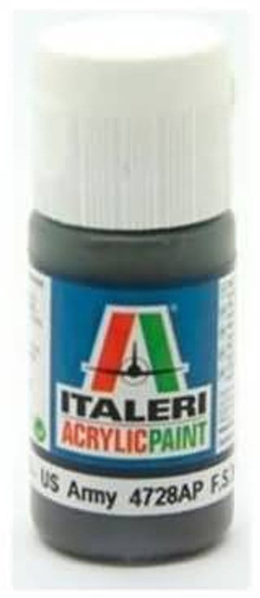 Italeri 4728ap - Flat Olive Drab US Army - Modelbouwverf Acryl