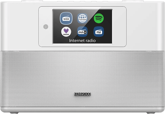 Kenwood CR-ST200S Spotify Lossless Smart Internet Radio met DAB+ - Wit