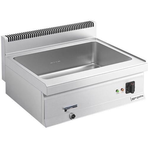 GGM Gastro Elektro Bain-Marie - 2,4 kW - 2x GN 1/1 oder 4x GN 1/2 Zilver