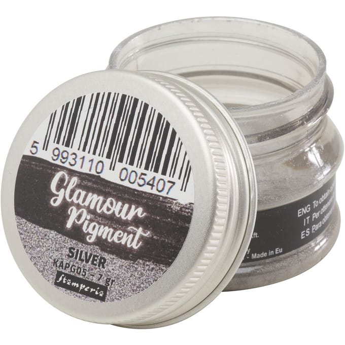 Stamperia Glamour PIgment - Silver