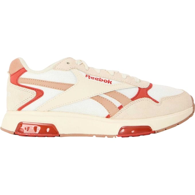 Reebok Glide DMX suède sneakers voor kinderen (Krijt/Rood)
