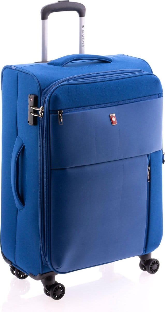 Gladiator Arctic Medium Koffer Expandable - 66 cm - TSA slot - Blauw