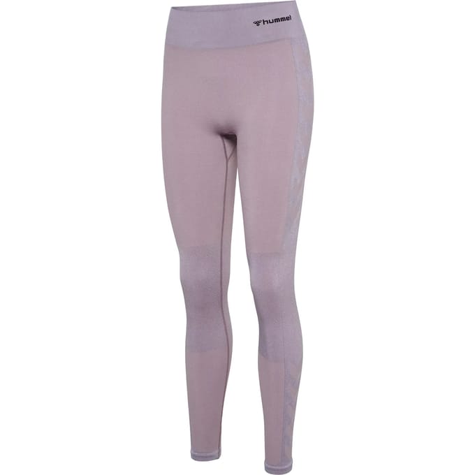 Hummel Damen Leggings Hmlclea Seamless Mid Waist Tights Nirvana Melange-M