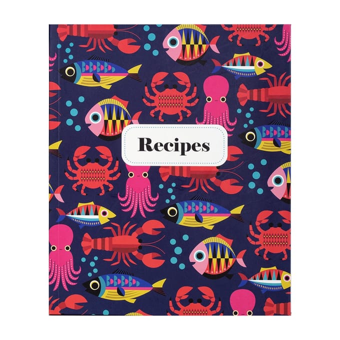 Kitsch Kitchen Recepi book Sealife