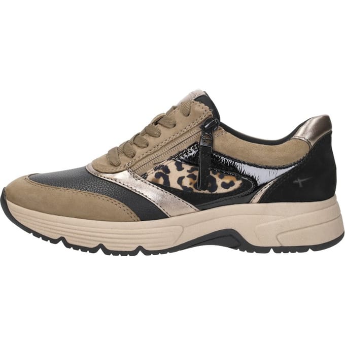 Tamaris Comfort Sneakers - Dames - Bruin - Maat:38