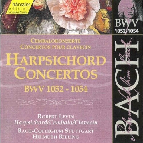 Robert Levin, Bach-Collegium Stuttgart, Helmuth Rilling - J.S. Bach: Harpsichord Concertos Bwv 1052-1054 (CD)