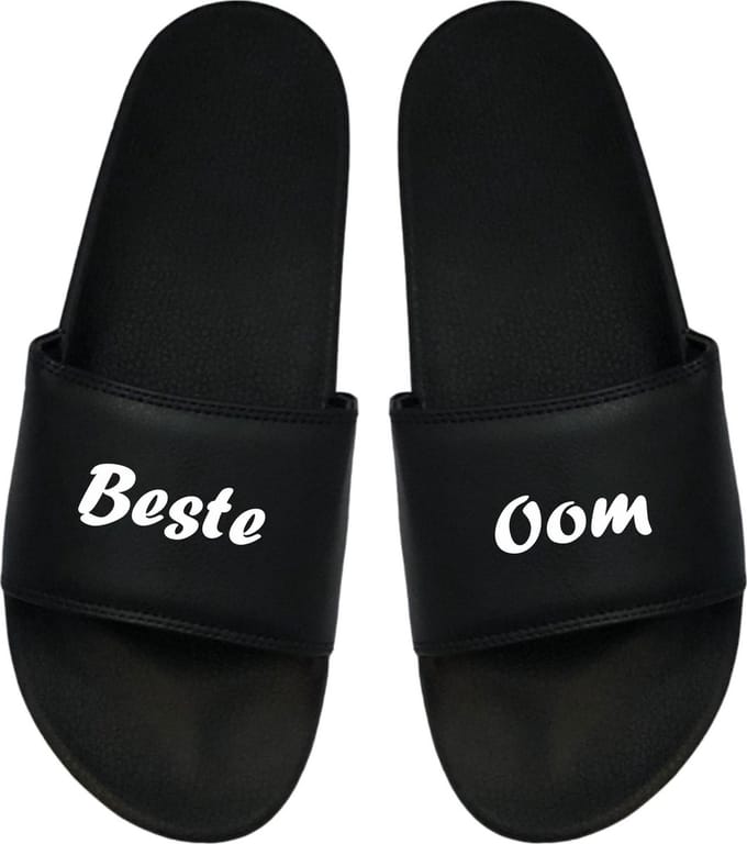 Cadeau Sint - Cadeau Kerst - Cadeau oom - Badslippers Oom - Cadeau Badslippers 41