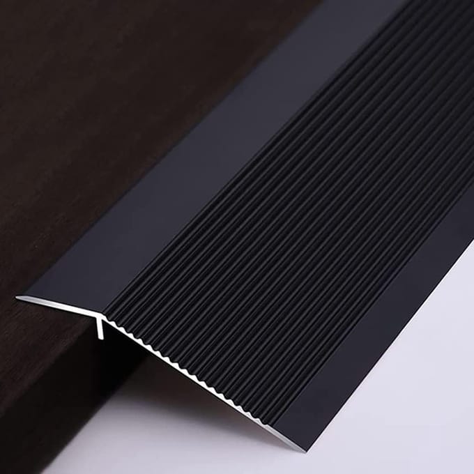 Rolstoelhelling - Drempelstrip - Vloerovergang - Zware aluminium constructie - 90cm lengte