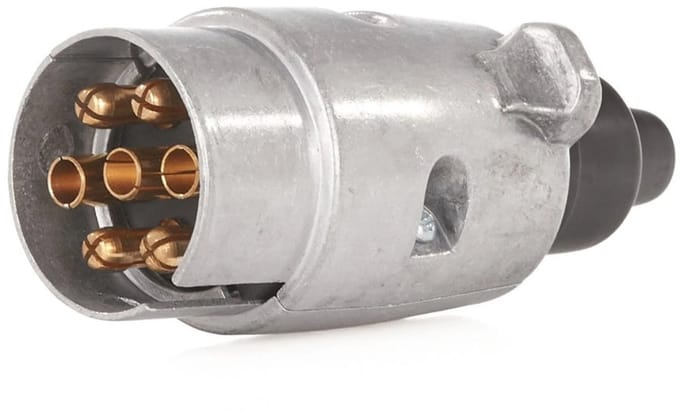 GEKO 7-pins trailerplug - aluminium - duurzaam en betrouwbaar - 12V