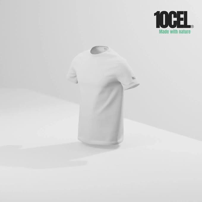 10Cel T-shirt - Tencel Heren ondershirt - ronde hals - Wit / XL