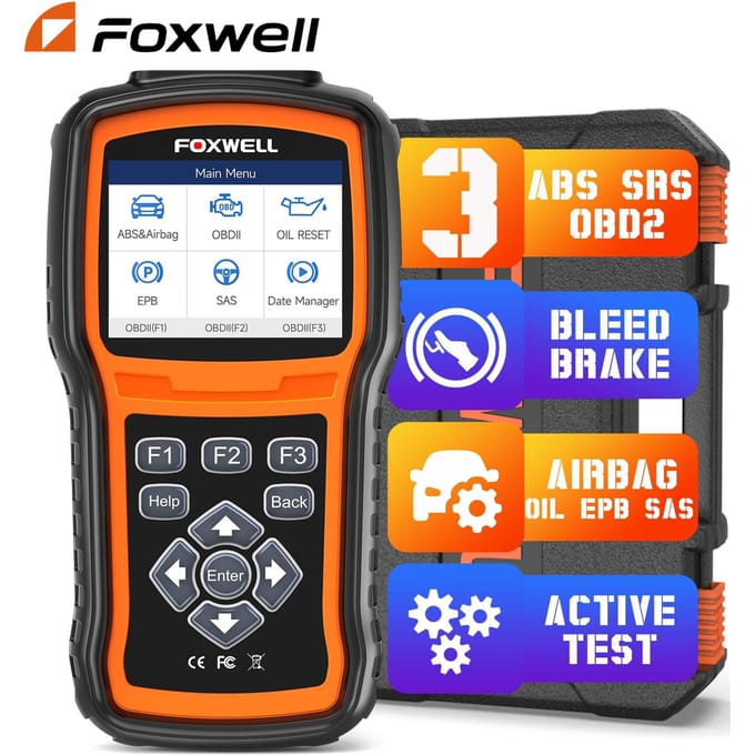 FOXWELL NT630 Plus OBD2 Automotive Scanner Motor ABS SRS EPB OIL SAS Kalibratie Codelezer ODB OBD2 Auto Diagnose Gereedschap