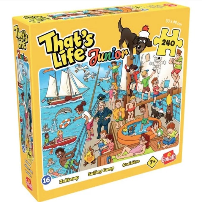Goliath - That's Life Junior - Zeilkamp - 240 stukjes - Legpuzzel - Kinderpuzzel