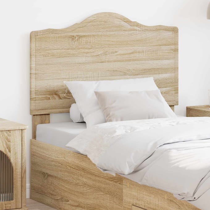 vidaXL Hoofdbord Sonoma Eiken Bewerkt hout
