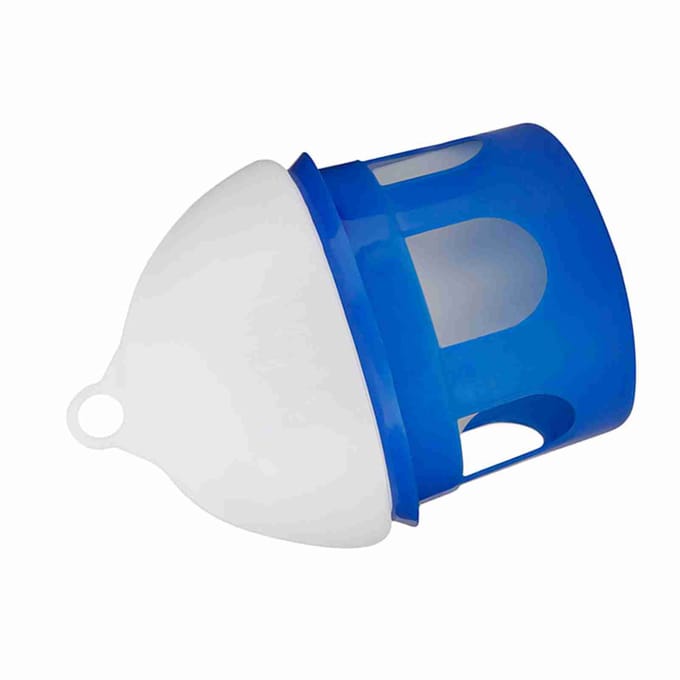 Automatische voederbak voor duiven met grote capaciteit, waterdispenser 4L white