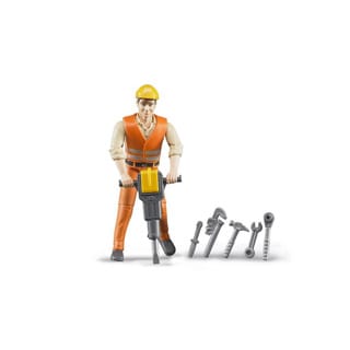 Bruder - Bworld Figuur Constructie Werker - Realistische details