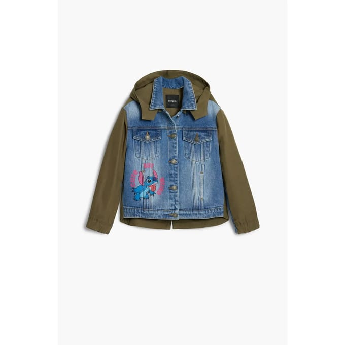 Spijkerjasje voor meisjes Desigual Fun Lilo & Stitch