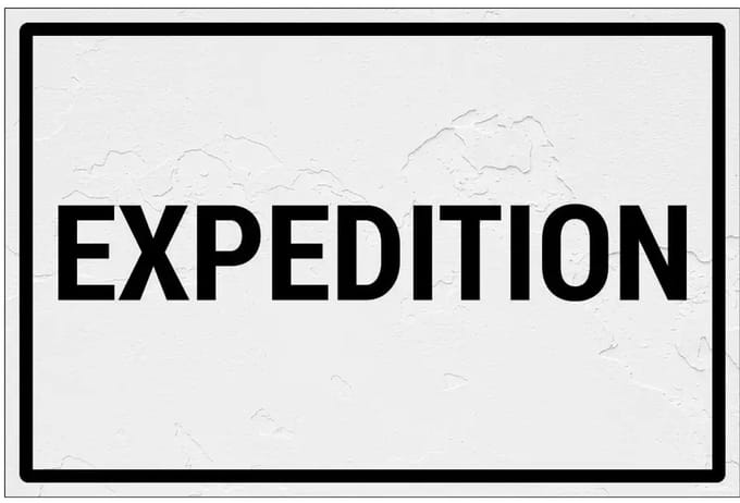 Expedition bord | Forex Re materiaal | 18 x 12 cm