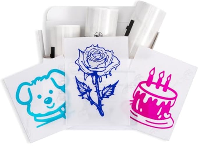 Kleur Sticky Papier voor Mini Printer - Transparant Stickerpapier Vulling 50 mm x 3,5 m