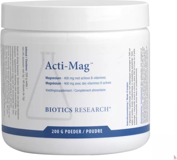 Biotics Research - Acti-Mag Pus met bessensmaak- 200 gr