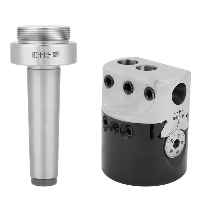 MT3 M12 Taper Spantanghouder Freesdoorn Adapter 2 Inch Draaibank Boorkop