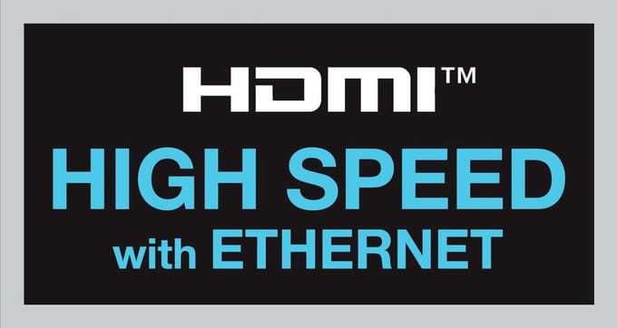 high speed HDMI platte kabel met ethernet