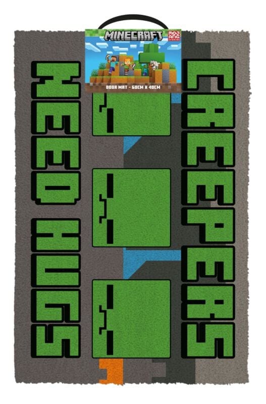 Minecraft - Gaming Deurmat - Creepers are Inside - voor Geen - meerkleurig