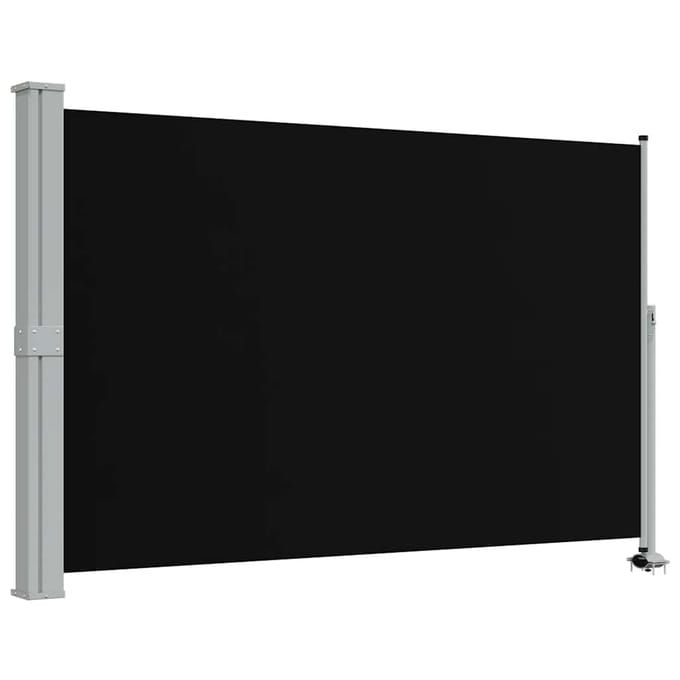 vidaXL - Tuinscherm - uittrekbaar - 160x300 - cm - zwart