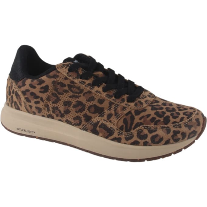 Woden Woden Nicoline Leopard Sneakers bruin Suede