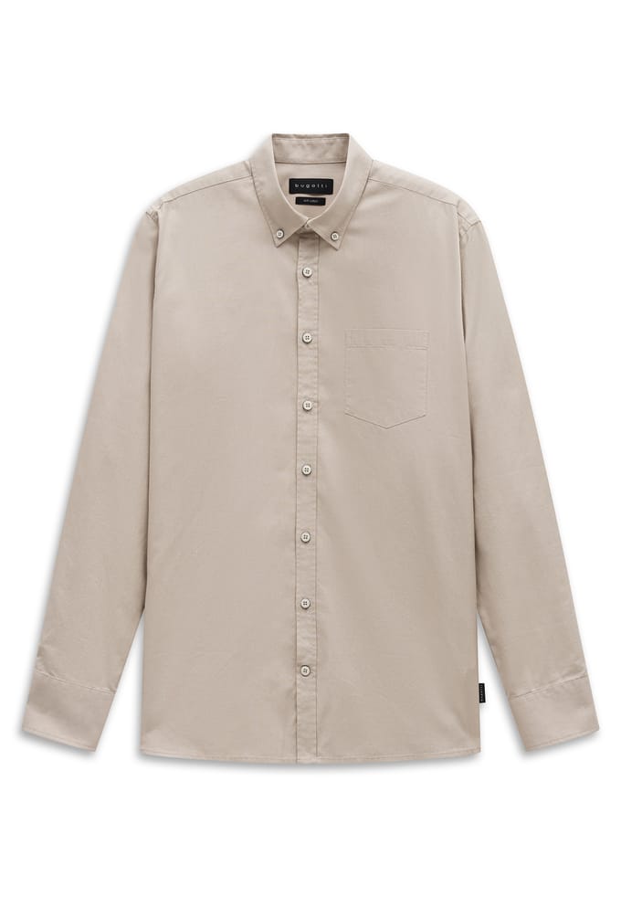 Bugatti Herren Vrijetijdshemd Oxford button-down katoen