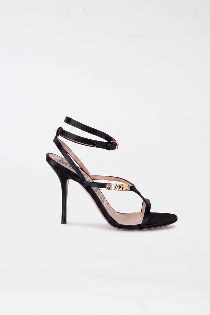 Moschino Goatskin Sandals Black Taglia: 37 | Infradito Outlet | Donna | Nero