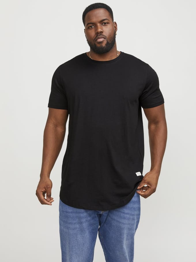 Jack & Jones Plus T-shirts Plus Size Effen T-shirts