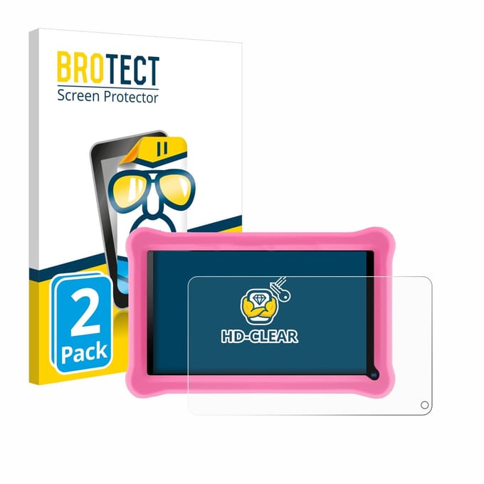 BROTECT - Screenprotector voor Sannuo K708 7" - Folie Beschermfolie transparant 2 Stuks