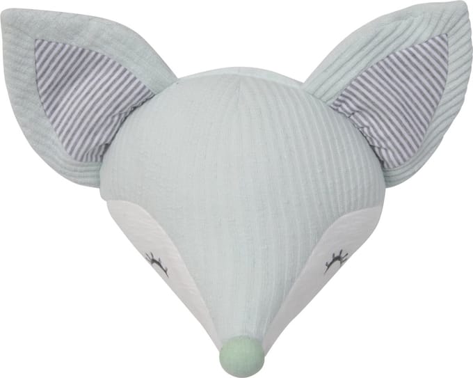 Wanddecoratie Foxy Fox 40 Cm Mintgroen-grijs