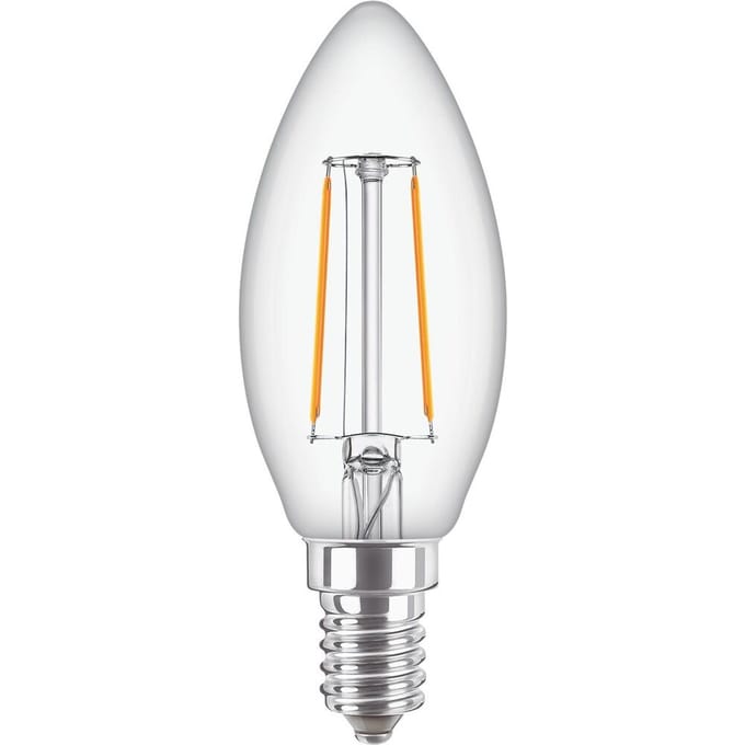 Philips LED 37757800 LED-lamp Energielabel E (A - G) E14 Kaars 2 W = 25 W Warmwit (Ø x h) 35 mm x 97 mm Niet dimbaar 1 stuk(s)